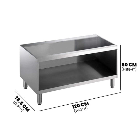 Electrolux 391155 Neutral Open Base Cupboard For Modular Cooking Range - HorecaStore
