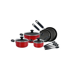 Prestige  Non Stick Cookware Set (red), 12pc