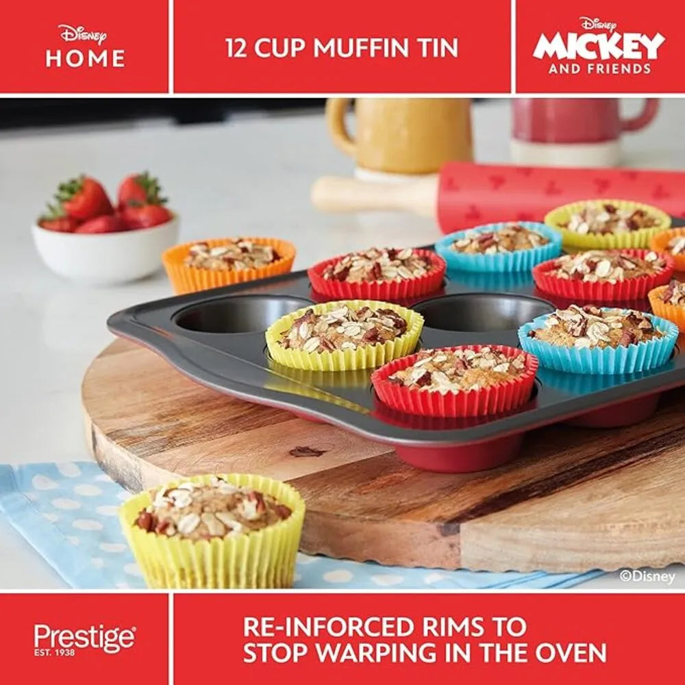 PRESTIGE PR48799 X DISNEY BAKEWARE MUFFIN TIN 12 CUP