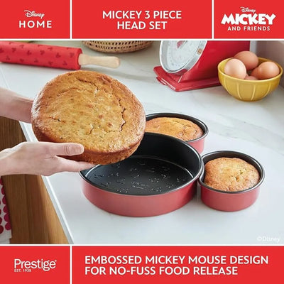 PRESTIGE PR48803 X DISNEY BAKEWARE MICKEY 3 PIECE HEAD SET