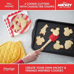 PRESTIGE PR48807 X DISNEY COOKIE CUTTERS SET 4 PIECES