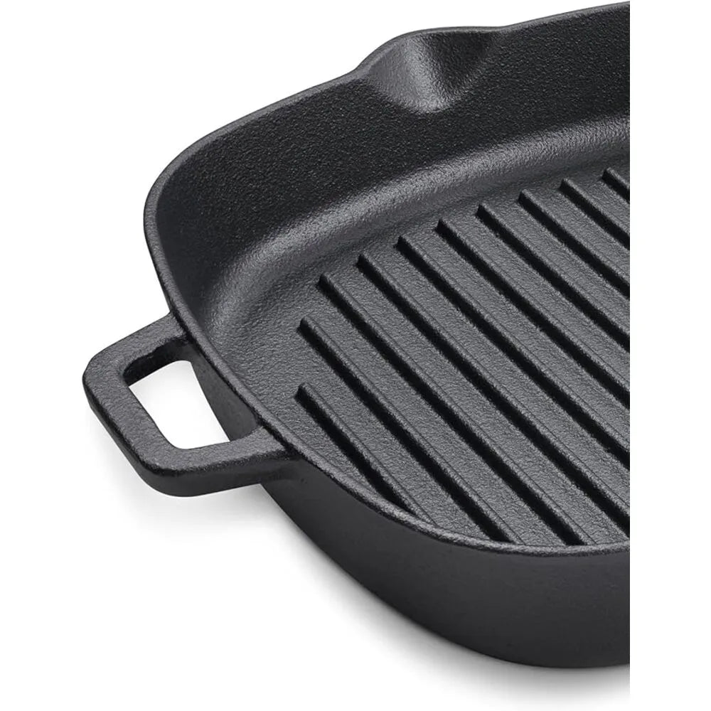 PRESTIGE PR48886 CAST IRON GRILL PAN, 25 cm DIAMETER