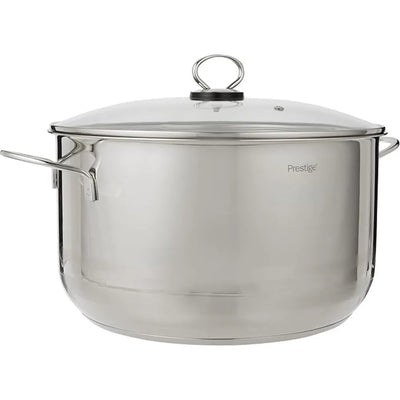 PRESTIGE PR81147 S/STEEL CASSEROLE WITH GLASS LID, 32 cm DIAMETER