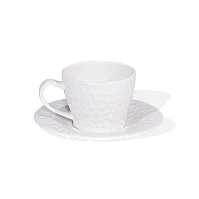 Furtino England Pebble 20cl/7oz White Porcelain Tea Cup