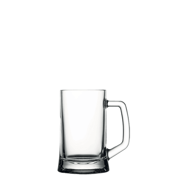 Pasabahce Pug 55311 Beer Mug With Handle - 6/case 1