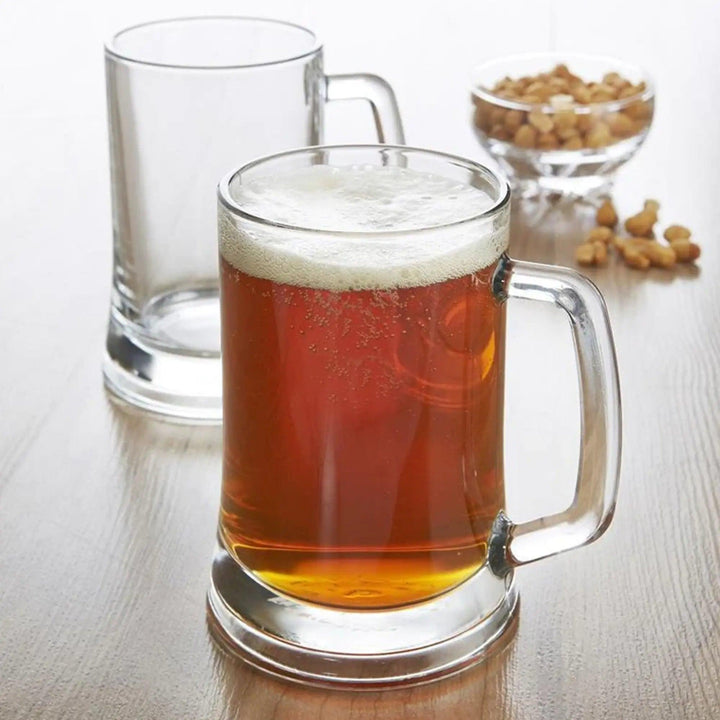 Pasabahce Pug 55311 Beer Mug With Handle - 6/case