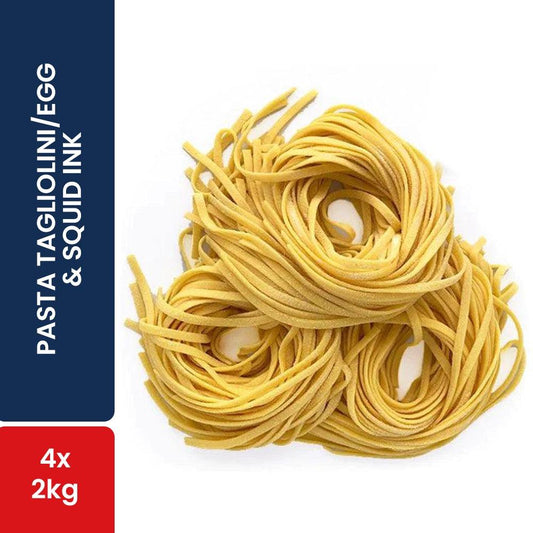 Portofino UAE Pasta Tagliolini/Egg & Squid Ink 4 x 2 Kg - HorecaStore