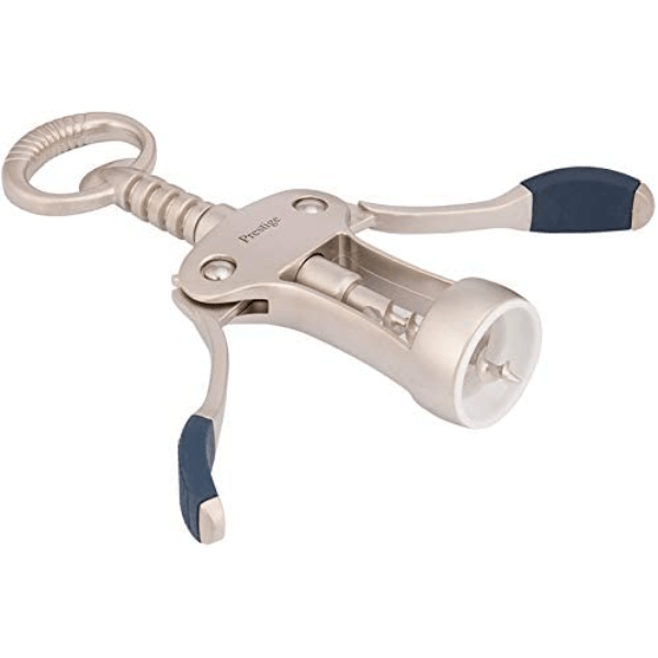 Prestige PR853 Stainless Steel Wine Bottle Corkscrew Silver