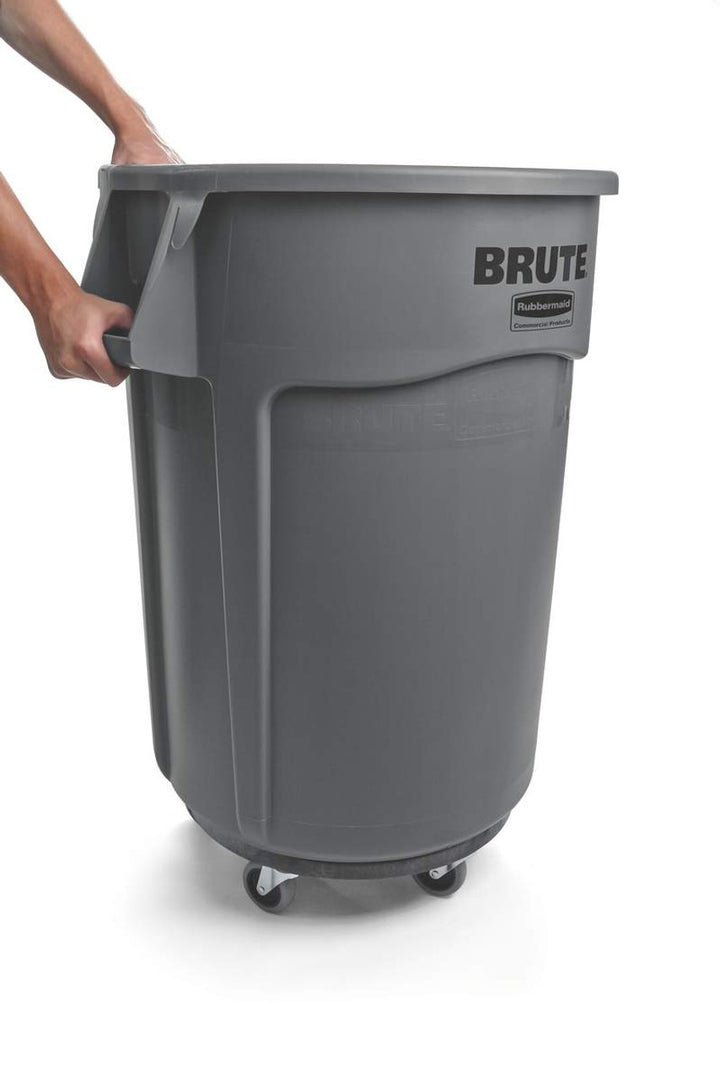 rubbermaid brute container 167l without lid grey