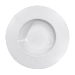 Furtino England River 27cm/10.5" White Porcelain Deep Plate