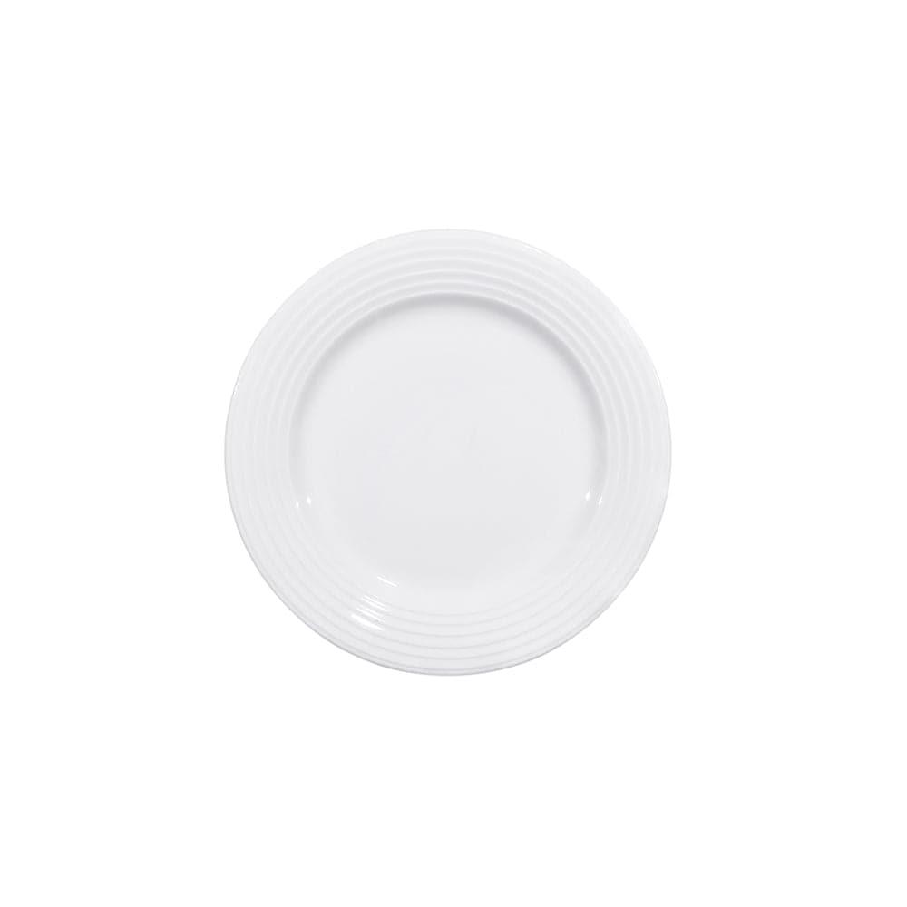 Furtino England Row 19.5cm/7.5" White Porcelain Flat Plate