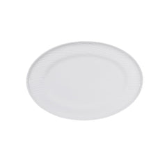 Furtino England River 23cm/9" White Porcelain Oval Plate