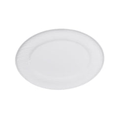 Furtino England River 33cm/13" White Porcelain Oval Plate