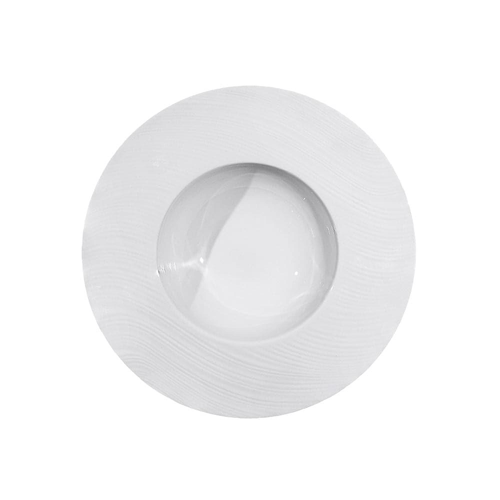 Furtino England River 30cm/12" White Porcelain Soup/Pasta plate