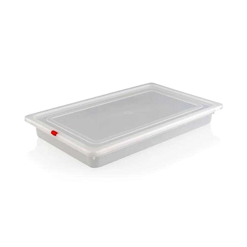 Rubber Plas Tech Polypropylene GN 1/1 Container With Lid 6.5 cm deep - HorecaStore