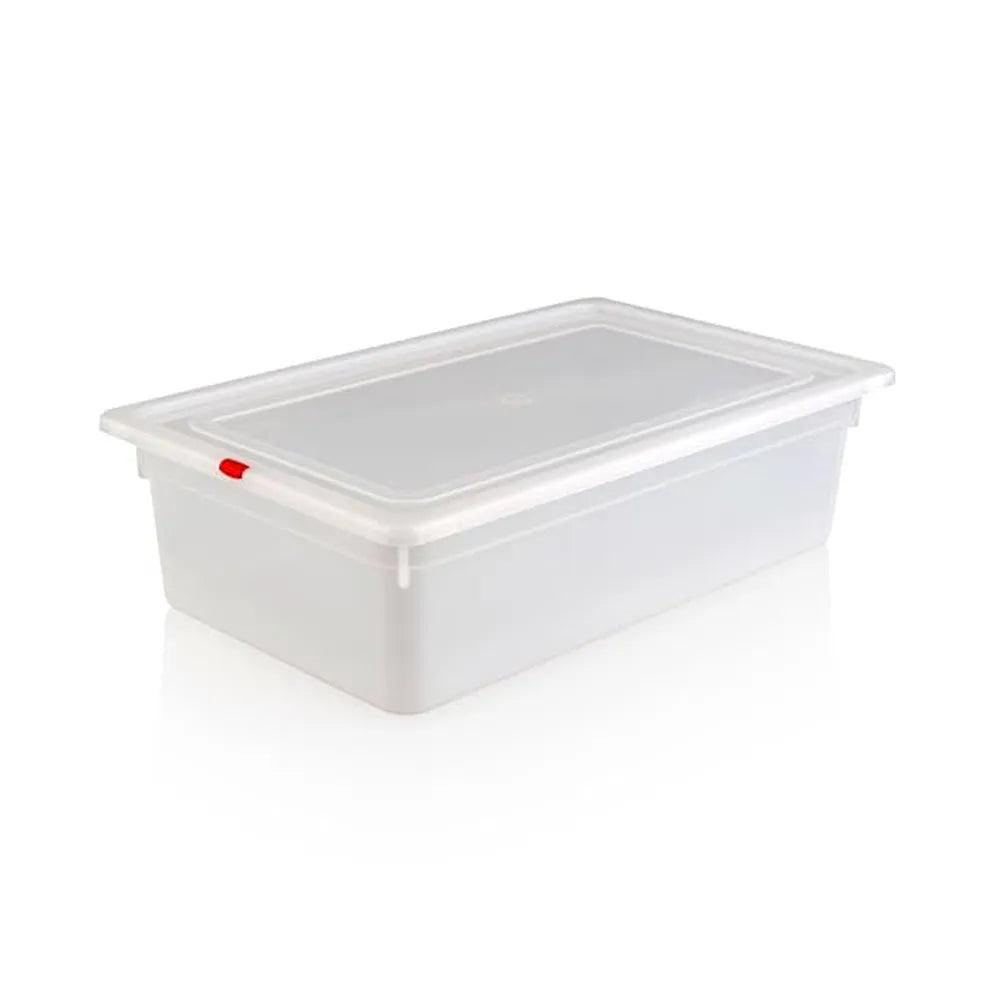 Rubber Plas Tech Polypropylene GN 1/1 Container With Lid 15 cm deep - HorecaStore