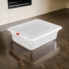 Rubber Plas Tech Polypropylene GN 1/2 Container With Lid 10 cm deep