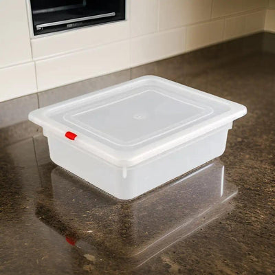 Rubber Plas Tech Polypropylene GN 1/2 Container With Lid 10 cm deep - HorecaStore