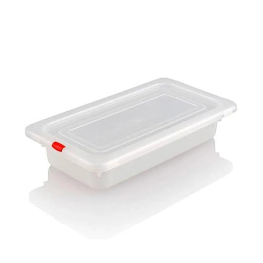 Rubber Plas Tech Polypropylene GN 1/3 Container With Lid 6.5 cm deep - HorecaStore