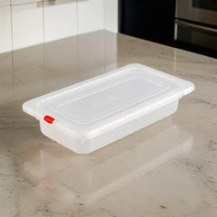 Rubber Plas Tech Polypropylene GN 1/3 Container With Lid 6.5 cm deep