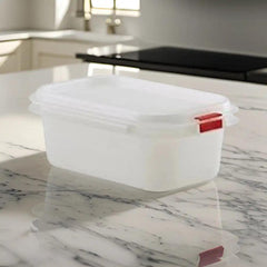 Rubber Plas Tech Polypropylene GN 1/9 Container With Lid 6.5 cm deep