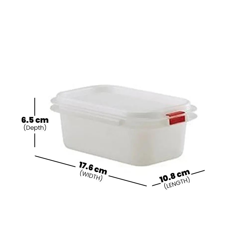 Rubber Plas Tech Polypropylene GN 1/9 Container With Lid 6.5 cm deep - HorecaStore