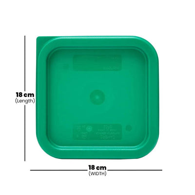 Rubber Plas Tech Green Lid 2 QT & 4 QT - HorecaStore