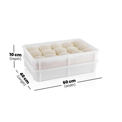 Rubber Plas Tech White Dough Box 60 x 40 x 10 cm