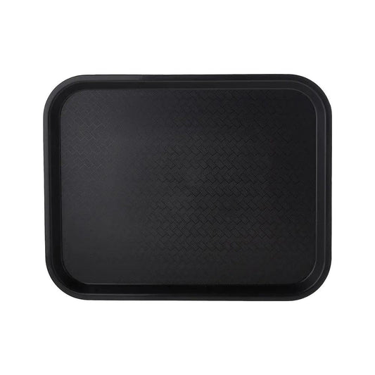 Rubber Plas Tech Black Service Tray Plastic 53 x 32 cm - HorecaStore