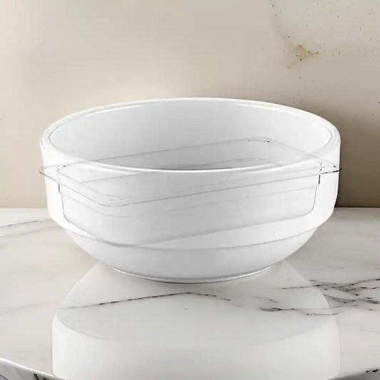 Rubber Plas Tech White Polycarbonate Soup Bowl 12 cm - HorecaStore