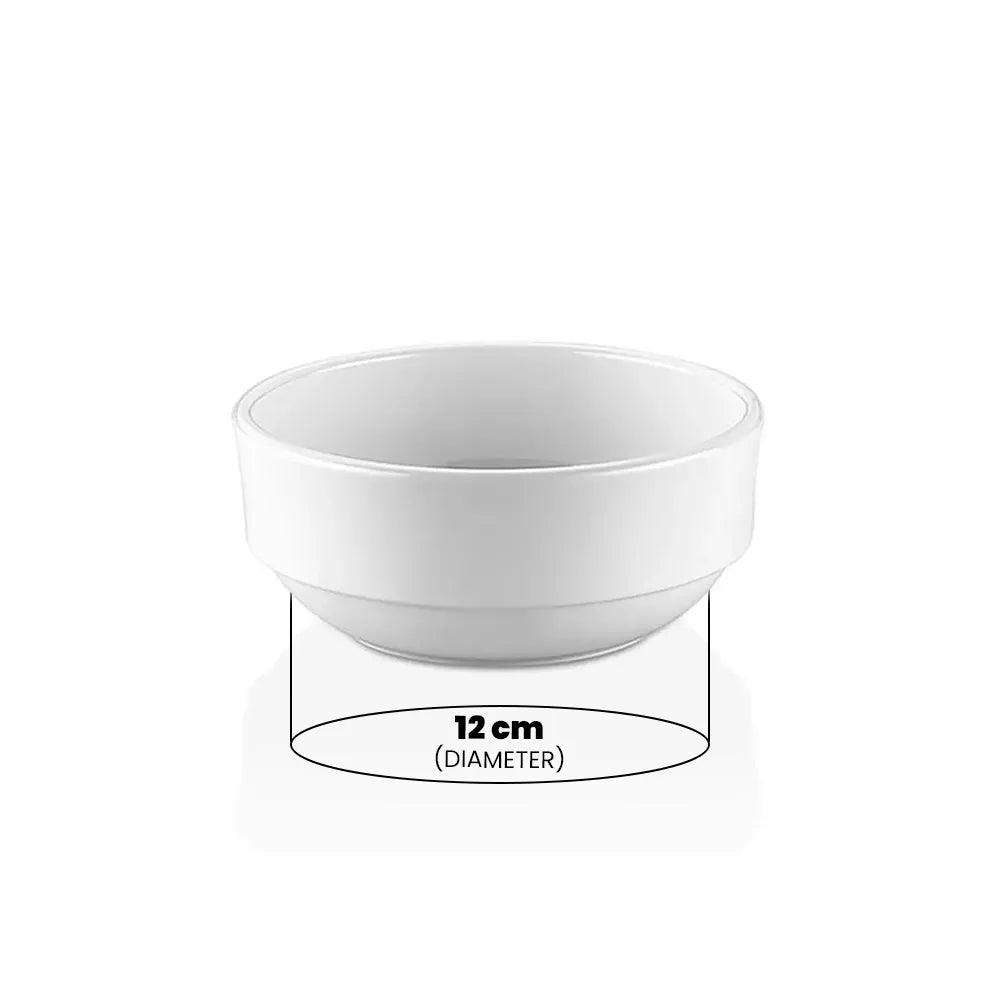 Rubber Plas Tech White Polycarbonate Soup Bowl 12 cm - HorecaStore