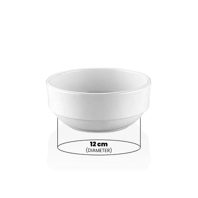 Rubber Plas Tech White Polycarbonate Soup Bowl 12 cm - HorecaStore