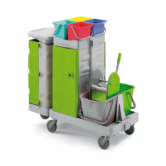 THS RSANTARES12 Multipurpose Service Trolley With Twin Bucket