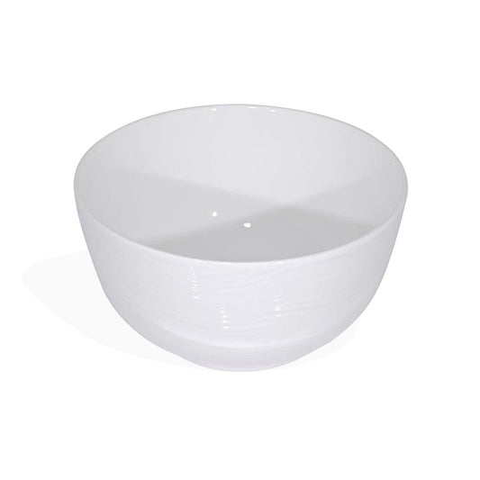 Furtino England River 20cm/8" White Porcelain Bowl - HorecaStore