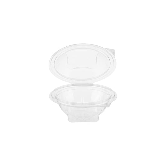 hotpack flower design clear hinged salad bowl 710 ml 300 pcs