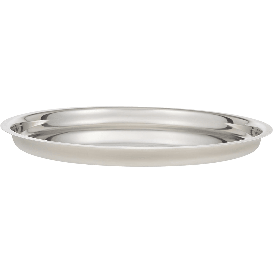 Raj Beaded Steel 29CM Thali Silver