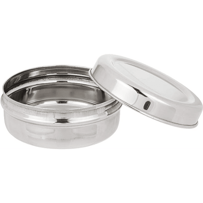 Raj PDD008 Stainless Steel Puri Dabba Deluxe 12.5CM