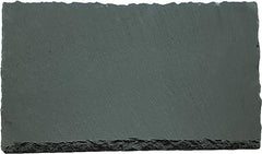 THS SL0005 rectangle Slate Plate 30X20CM Charcoal