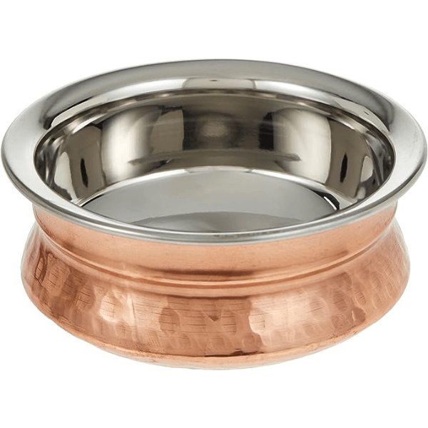 Raj Serving and cooking Copper Handi without Lid 17CM