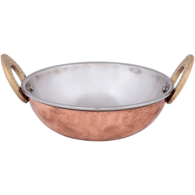 Raj Serving and cooking Copper Kadai 15CM