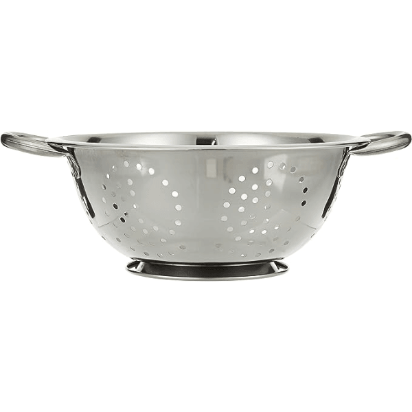 Raj Stainless Steel Colander/Strainer Silver 28CM