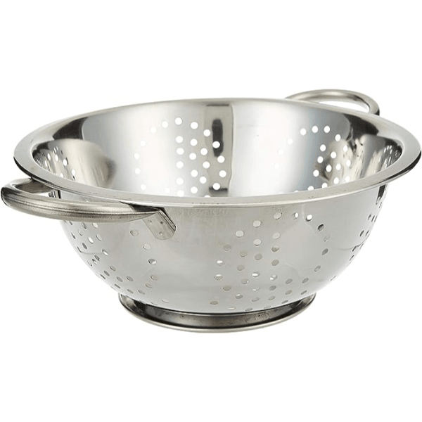 Raj Stainless Steel Colander/Strainer Silver 24CM