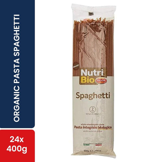 Reggia Whole Wheat Organic pasta Spaghetti 20 x 400g   HorecaStore