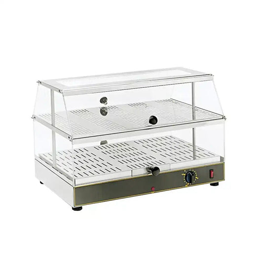 Roller Grill WD200 Ventilated Heated Display Showcase 2 Grids 0.65 kW - HorecaStore