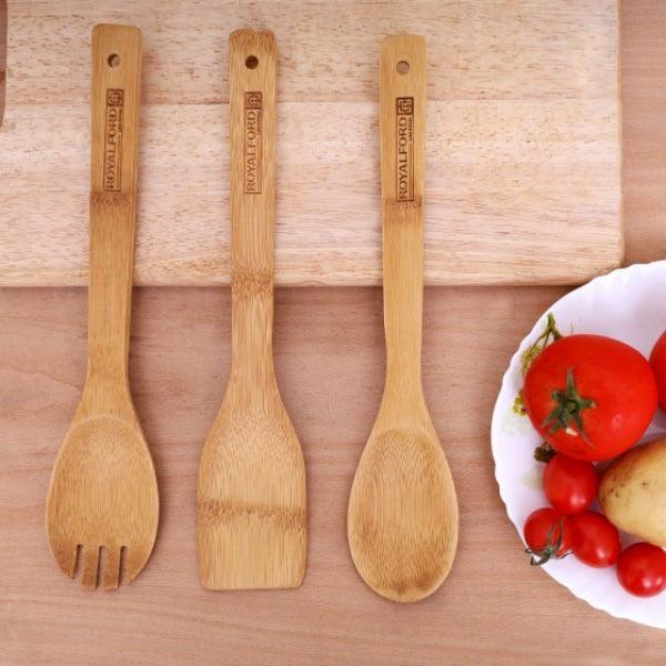 Royal Ford RF5109 3 Pcs Bamboo Kitchen Tools Set