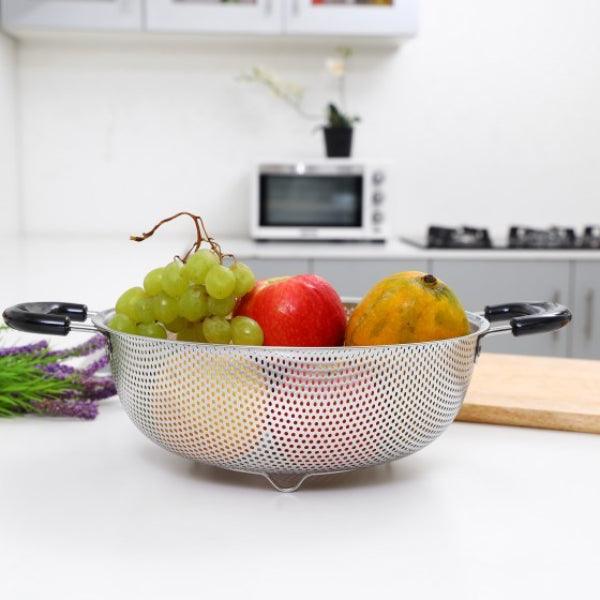 Royal Ford RF5404 Stainless Steel Strainer Fruit Basket 25CM