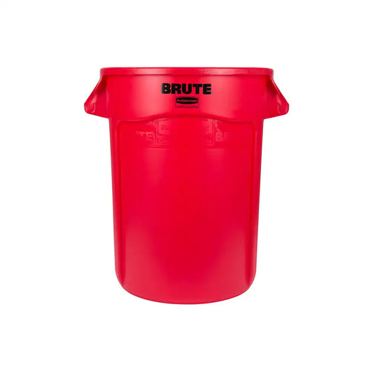 rubbermaid brute container 167l without lid red