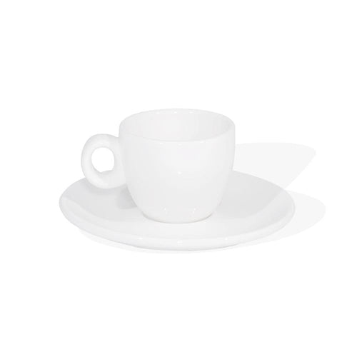 Furtino England Sphere 13cm (5'') White Porcelain Espresso Saucer