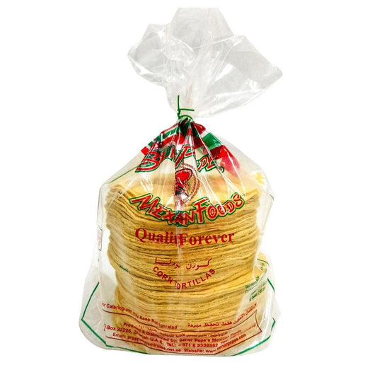 Senor pepe's 6" yellow Corn Tortillas for Chips (10gms), 12 X 10 DOZ - HorecaStore