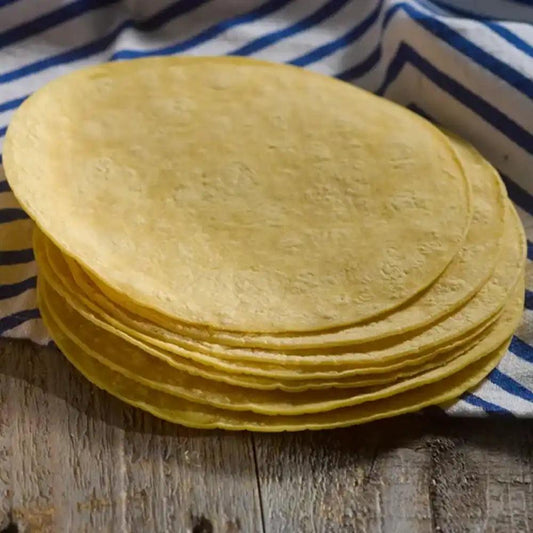 Senor pepe's 6" Yellow Corn Tortillas for Tacos and Chips (18gms), 12 X 10 DOZ - HorecaStore